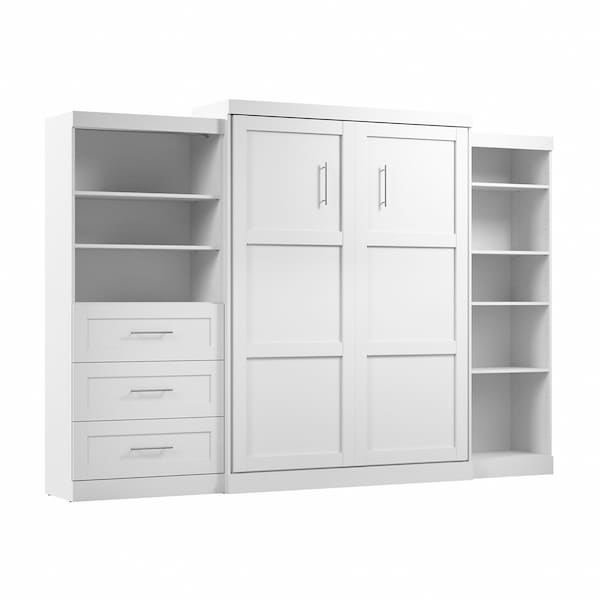 Queen Wall Bed Kit, Pur, White, 126"